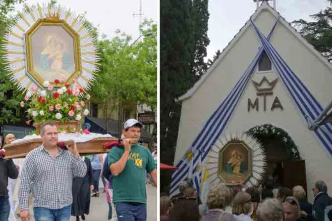 Con Misa y procesión festejan los 75 años del Santuario de Schoenstatt en Uruguay