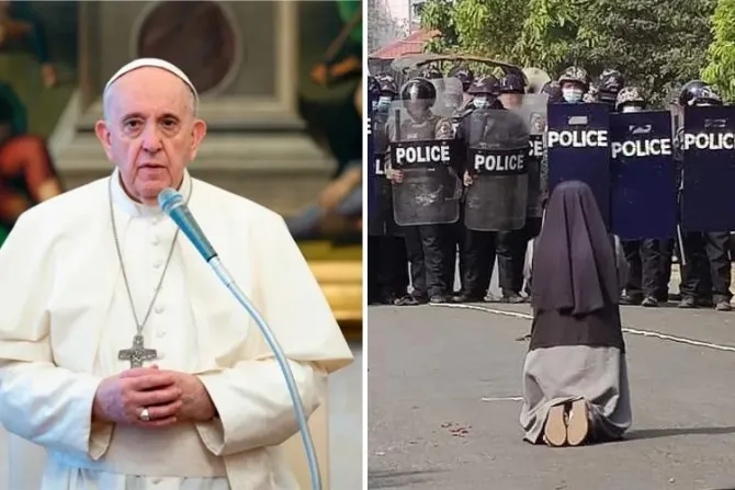 Papa Francisco ante violencia en Myanmar: “También yo me arrodillo”
