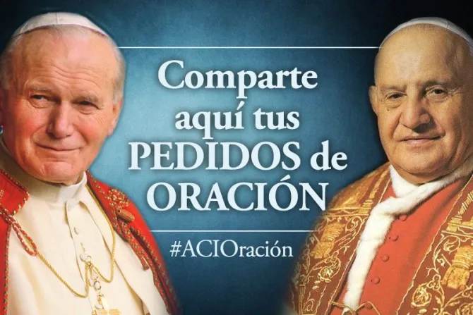 Llevaremos tus intenciones de oración a las tumbas de Juan XXIII y Juan Pablo II