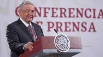 Andru00e9s Manuel Lu00f3pez Obrador en conferencia de prensa del 8 de octubre. Cru00e9dito: Sitio Oficial de Andru00e9s Manuel Lu00f3pez Obrador.