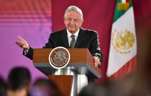 Andru00e9s Manuel Lu00f3pez Obrador en conferencia de prensa el 2 de diciembre de 2019. Cru00e9dito: Sitio Oficial de Andru00e9s Manuel Lu00f3pez Obrador. 