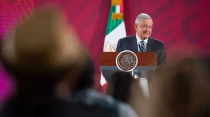 Andru00e9s Manuel Lu00f3pez Obrador en conferencia de prensa el 21 de enero de 2020. Foto: Sitio Oficial de Andru00e9s Manuel Lu00f3pez Obrador.