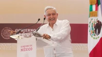 Andru00e9s Manuel Lu00f3pez Obrador en evento en Etchojoa, en el estado de Sonora, el 26 de octubre. Cru00e9dito: Sitio Oficial de Andru00e9s Manuel Lu00f3pez Obrador.