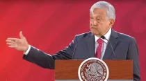 Andrés Manuel López Obrador. Crédito: YouTube / Gobierno de México.