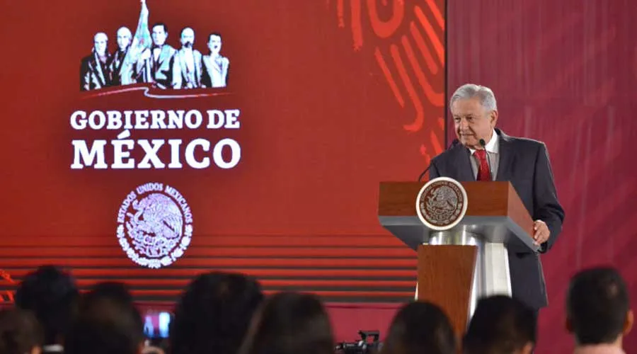 Andrés Manuel López Obrador en conferencia de prensa el 17 de marzo. Foto: Sitio Oficial de Andrés Manuel López Obrador.
