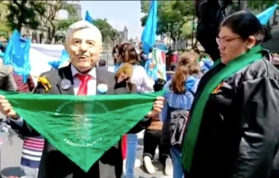 Representaciu00f3n en manifestaciu00f3n del 20 de septiembre en Ciudad de Mu00e9xico. Cru00e9dito: Frente Nacional por la Familia. 