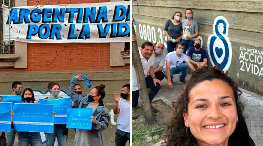 Así celebraron el Día Internacional de Acción por las Dos Vidas en Argentina