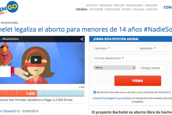 Proyecto de ley de Bachelet legalizaría “aborto libre” en Chile