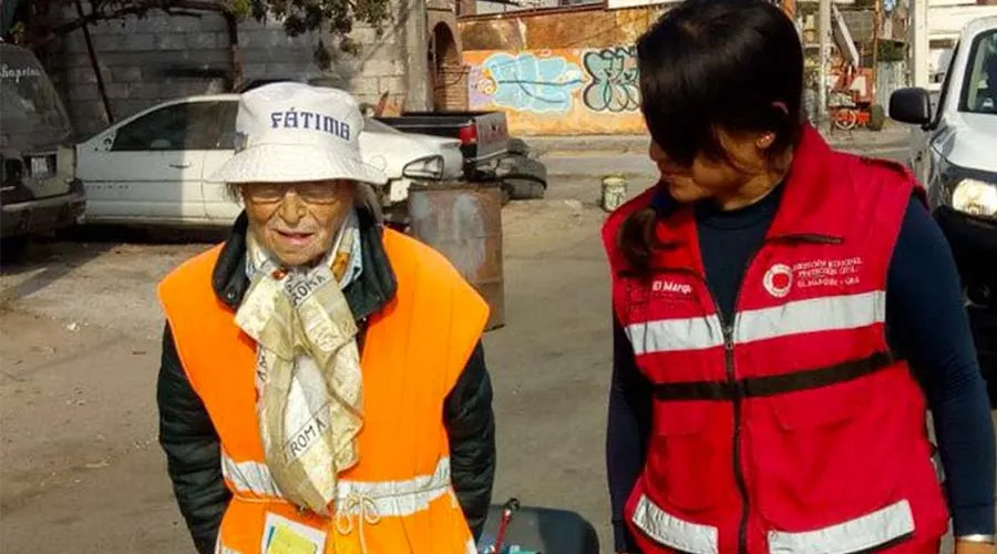 “Abuelita peregrina” de 94 años caminó por 40 días hasta la Basílica de Guadalupe
