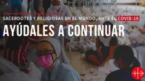 Religiosas de San José, Nueva Écija (Filipinas) preparan ayuda para enfermos por coronavirus. Crédito: Ayuda a la Iglesia Necesitada. 