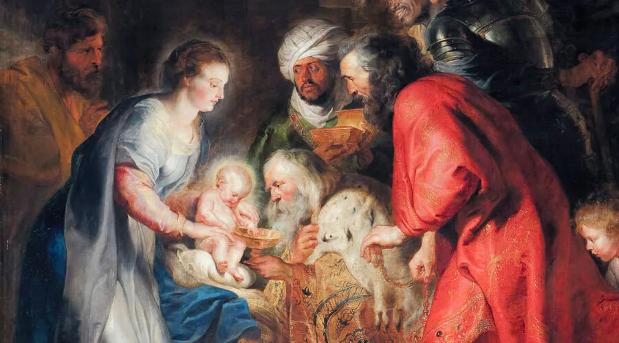 Adoración de los Reyes Magos de Pedro Pablo Rubens / Crédito: Dominio Público