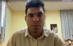 Adriu00e1n Martu00ednez Cu00e1diz, corresponsal de EWTN en Cuba. Cru00e9dito: EWTN Noticias 