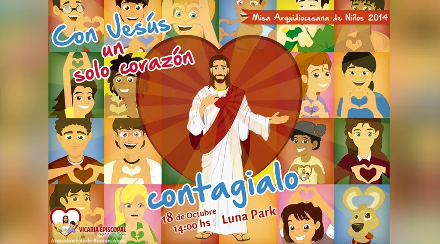 Afiche del evento. Foto: Vicaría Episcopal de Niños de Argentina