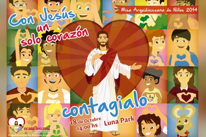 “Anda y contagia a Jesús”, exhorta Cardenal a niños argentinos