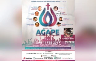 Afiche Symposium Agape / Foto: Oficina de Evangelizaciu00f3n y Catequesis de la Arquidiu00f3cesis de Galveston-Houston 