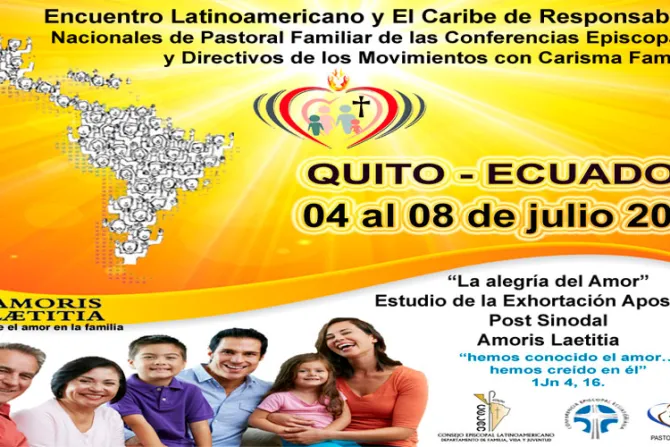 Anuncian importante encuentro latinoamericano de pastoral familiar en Ecuador