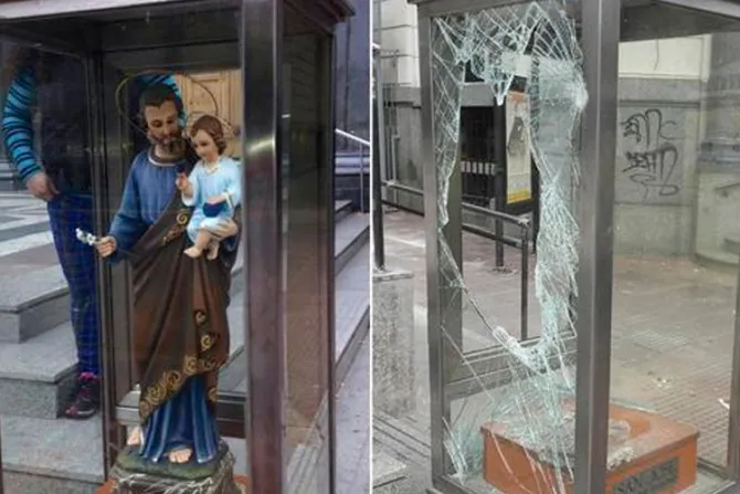 Destruyen imagen de San José en iglesia donde el Papa descubrió su vocación 