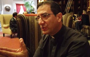 P. Alberto Reyes Pu00edas. Cru00e9dito: David Ramos / ACI Prensa. 