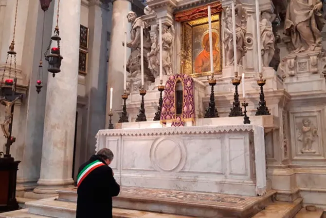 Coronavirus: Alcalde consagra Venecia al Inmaculado Corazón de María [VIDEO]