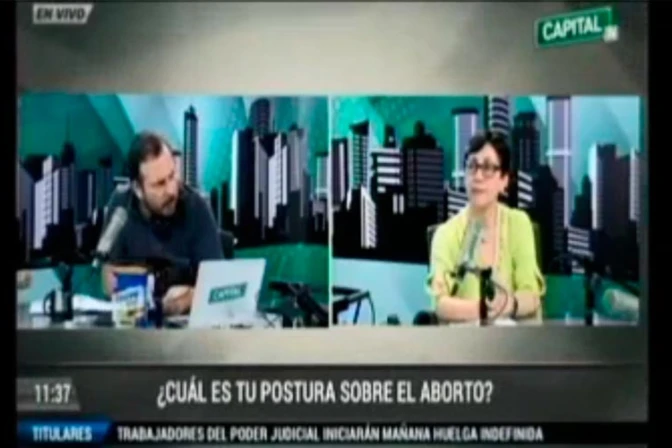 VIDEO: Periodista liberal desenmascara a “católica” a favor del aborto