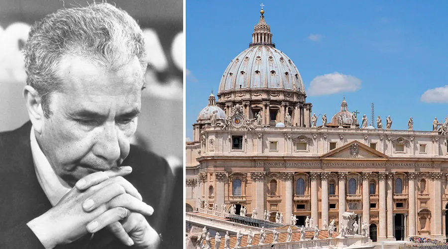 Aldo Moro. Crédito: Wikipedia / Vaticano. Crédito: Daniel Ibáñez - ACI Prensa