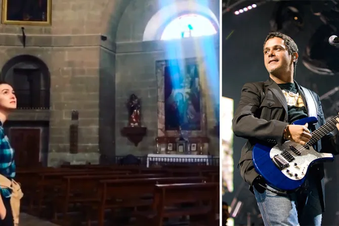 Alejandro Sanz viraliza conmovedor himno a la Virgen grabado en iglesia de España