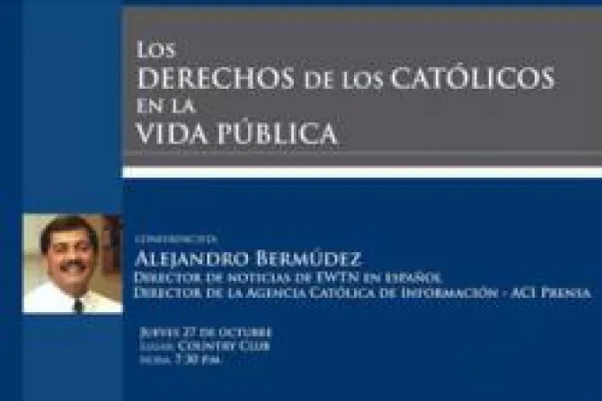 Costa Rica: Director de ACI Prensa dará conferencia sobre católicos y vida pública