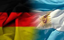 Banderas de Alemania y Argentina. Fotos: Dominio Público