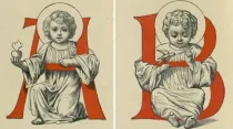 Letras del Alfabeto del Niño Jesús.
