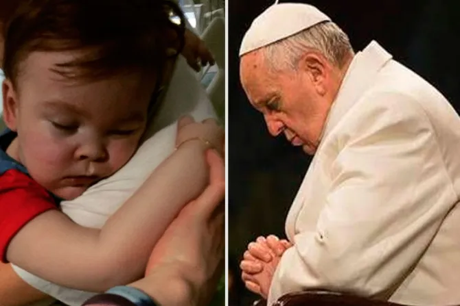Estoy profundamente afectado por la muerte de Alfie, expresa el Papa Francisco