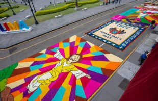 Concurso de Alfombras Florales 2023. Cru00e9dito: Municipalidad de Lima 
