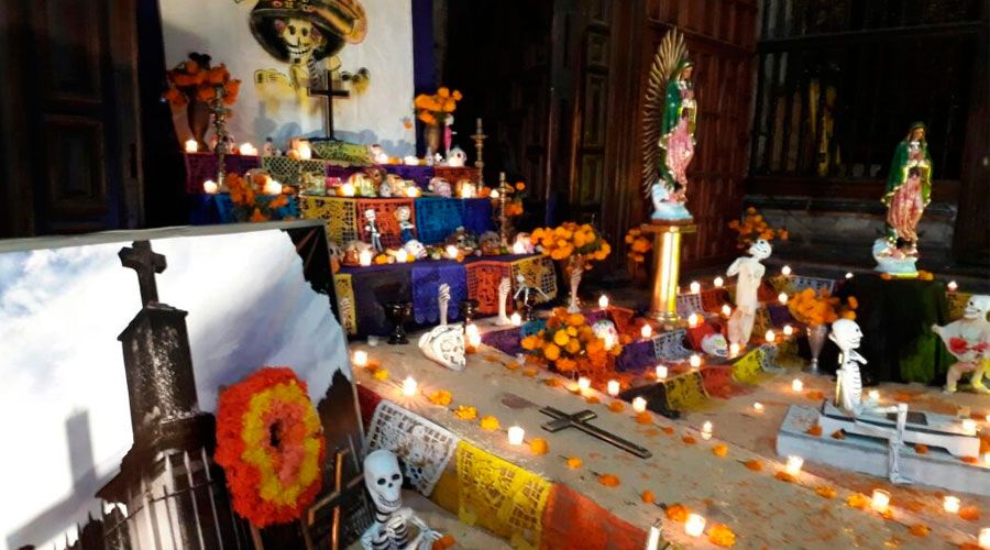 Así es el altar de muertos en honor a la Virgen de Guadalupe en Catedral de  México [FOTOS]