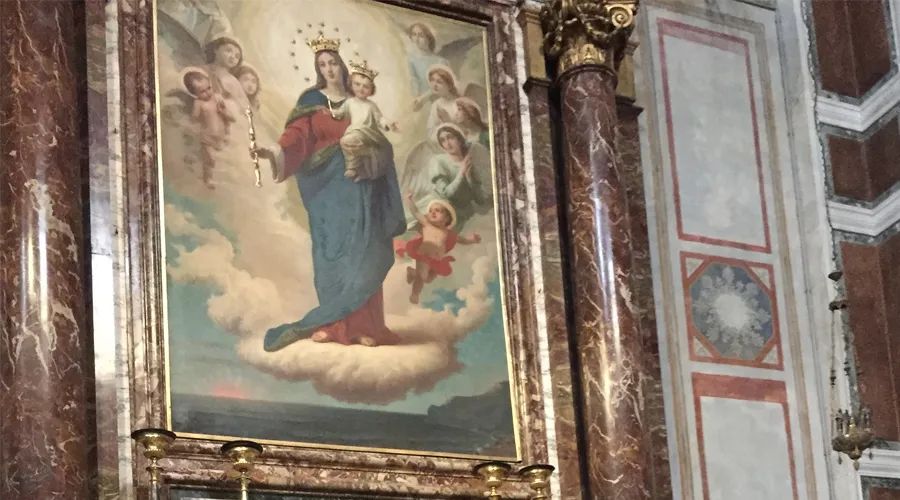 Altar de la Virgen María Auxiliadora en Roma. Foto: ANS?w=200&h=150
