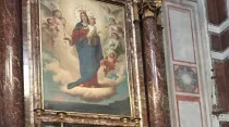 Altar de la Virgen María Auxiliadora en Roma. Foto: ANS
