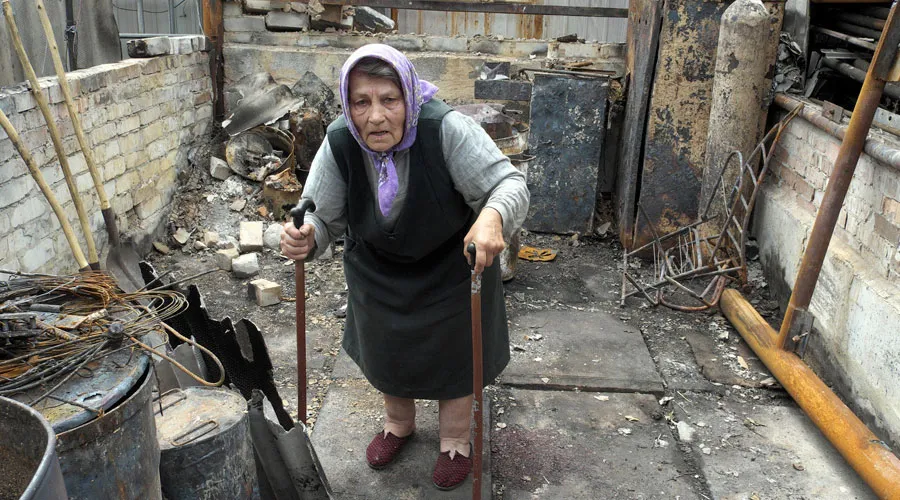 Anciana afectada por la guerra en Ucrania / Foto: Flickr de UNHCR UN Refugee Agency?w=200&h=150