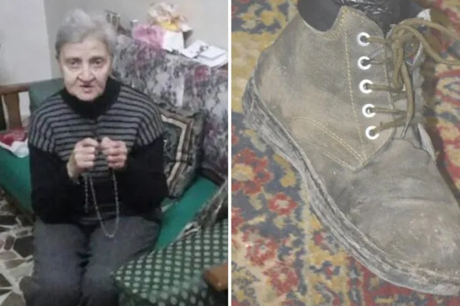 Iglesia dona zapatos nuevos a cientos de ancianos pobres en Siria