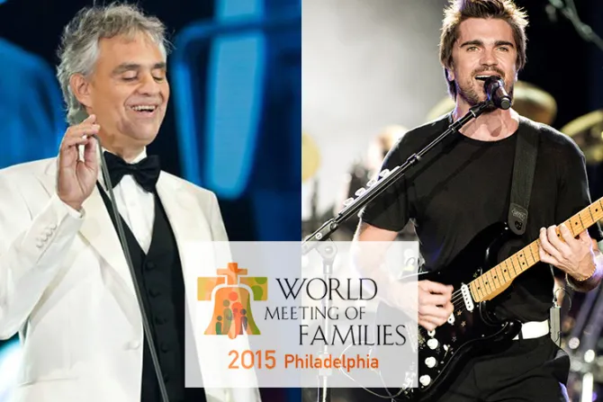 Juanes y Andrea Bocelli cantarán para el Papa Francisco en Estados Unidos