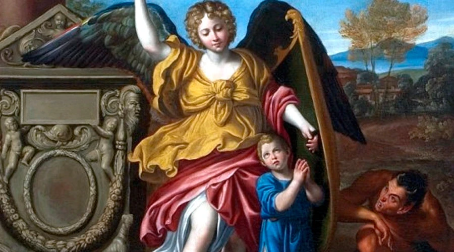 Ángel Guardián - Autor: Domenichino (Museo Palacio de Wilanow)