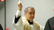 El Cardenal Becciu en una imagen de archivo. Foto: ACI Prensa