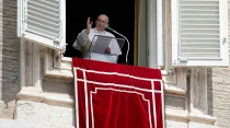El Papa Francisco durante el rezo del u00c1ngelus. Foto: Vatican Media