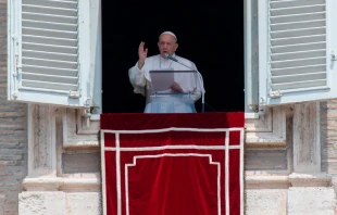 El Papa Francisco bendice a los fieles en la Plaza de San Pedro. Foto: Vatican Media 