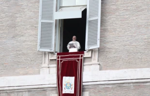 El Papa en el u00c1ngelus. Foto: Alexey Gotovsky (ACI Prensa) 