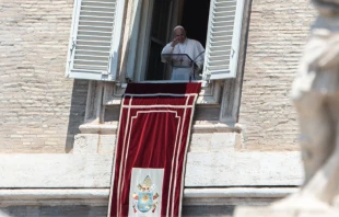 El Papa Francisco en el rezo del u00c1ngelus. Foto: Vatican Media 
