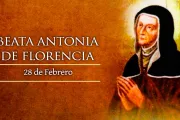 Cada 28 de febrero recordamos a la Beata Antonia de Florencia, la viuda que se hizo religiosa