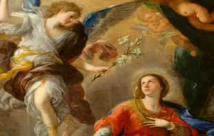 La Anunciaciu00f3n. Pintura de Luca Giordano 