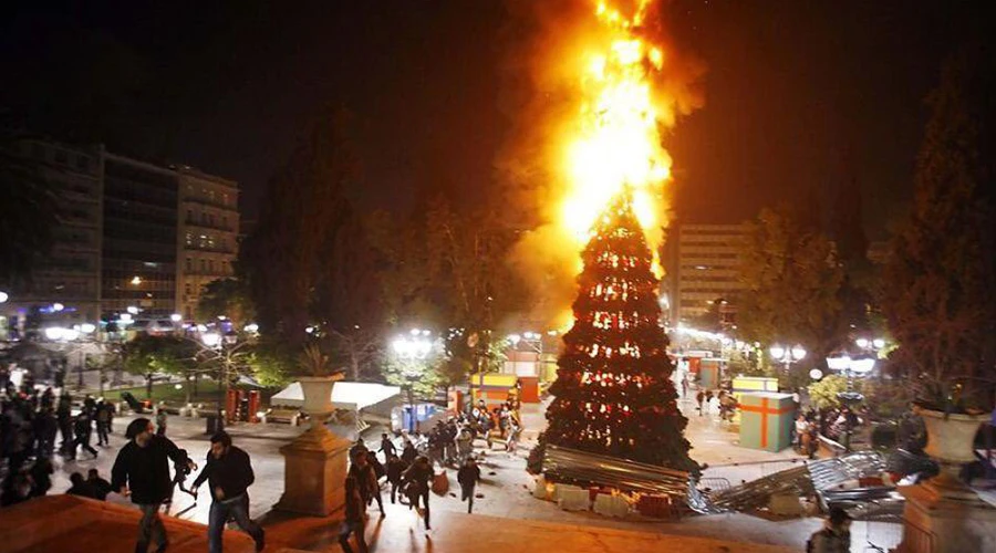 Imagen elegida por Izquierda Unida para felicitar la Navidad en Twitter. Foto: AFP.?w=200&h=150