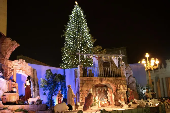 Papa Francisco: Árbol de Navidad y pesebre son signos de esperanza