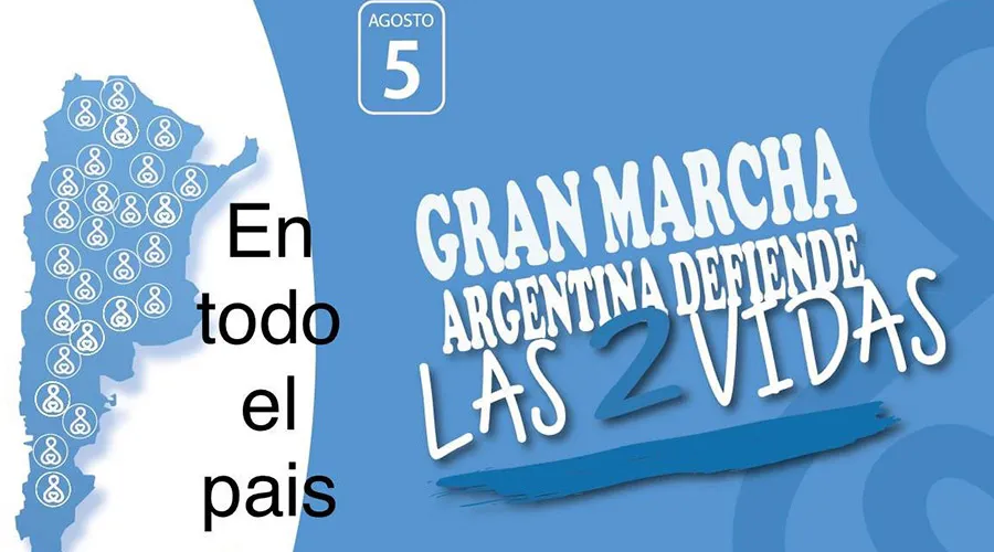Invitación a las marcha nacional del 5 de agosto en Argentina / Crédito: Marcha Por La Vida Argentina?w=200&h=150