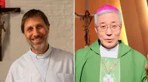 Mons. Martín Fassi (izquierda) - Mons. Han Lim Moon (derecha) / Crédito: Diócesis de San Isidro - Facebook de Mons. Han Lim Moon