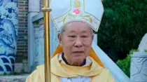 Mons. Andrea Aniceto Wang Chongyi, Arzobispo Emérito de Guiyang / Crédito: Agencia Fides